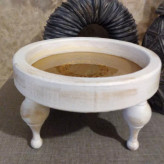 ظرف چوبی پذیرایی (رایزر گرد) چوبی رزینی