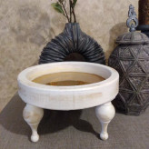ظرف چوبی پذیرایی (رایزر گرد) چوبی رزینی