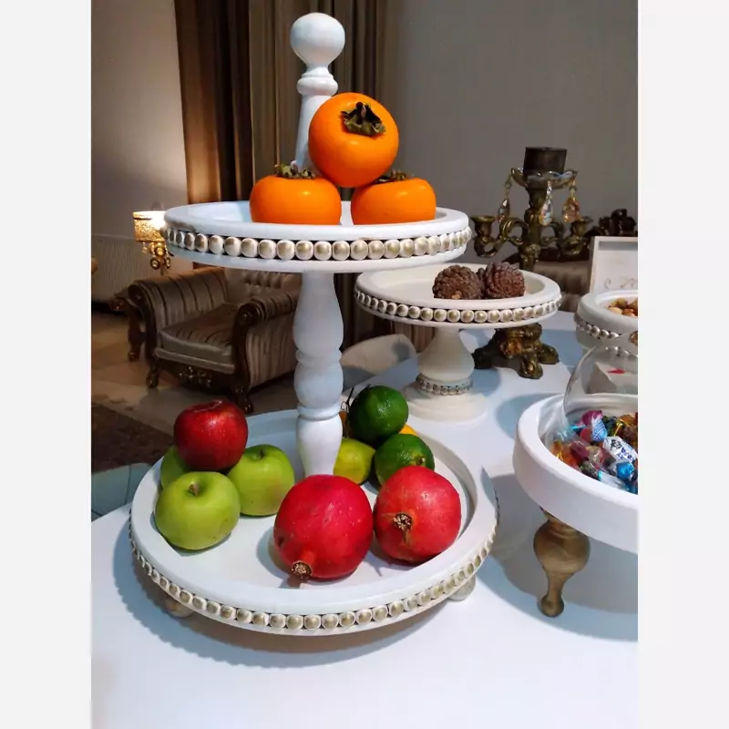 ست پذیرایی چوبی سه پارچه