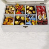 جعبه تیبگ چوبی شیشه ای